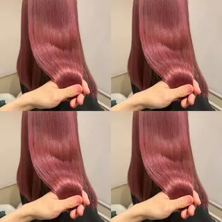 セミロング カラー ヘアアレンジ 💎韓国レイヤー× 髪質改善 ゆうま💎のヘアスタイル