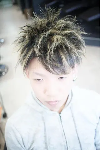 カラー パーマ メンズ 名駅Private Salon　Noaのヘアスタイル