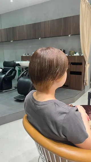 カラー 盛れる顔周り/髪質 改善/ふみか🩰🤍のヘアスタイル