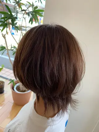 ミディアム 林慶吾/ショートボブ /デザインカラーのヘアスタイル