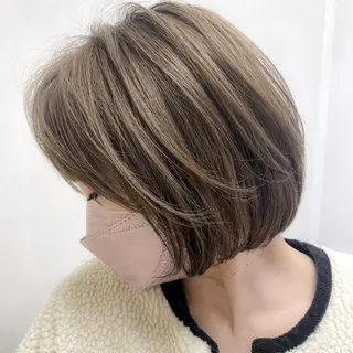 ショート カラー OAK溝の口 𖠋SHINYAのヘアスタイル