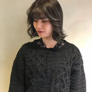 ミディアム カラー share salon JAM 吉祥寺所属・レイヤー/ブリーチ HIKARU ♡のヘアスタイル