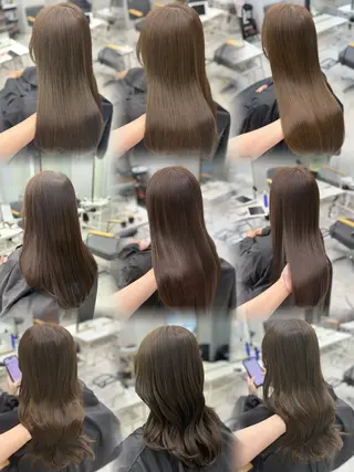 ロング 似合わせカラー💛 新宿　本多恵美のヘアスタイル