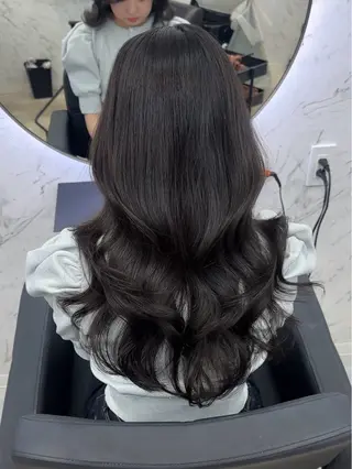 ロング カラー 韓国艶カラー 🇰🇷💎MIUのヘアスタイル