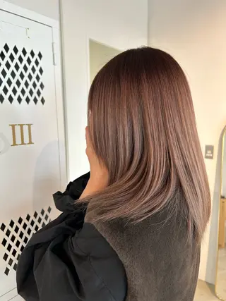 ミディアム 透明感カラー 暖色shihoのヘアスタイル