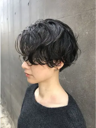 ショート パーマ ✨ショート/パーマ✨ たなかひろとのヘアスタイル