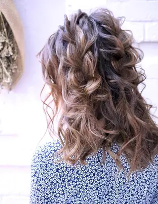 セミロング まつパ・ヘアセット ♡Chinami♡のマツエク・マツパデザイン