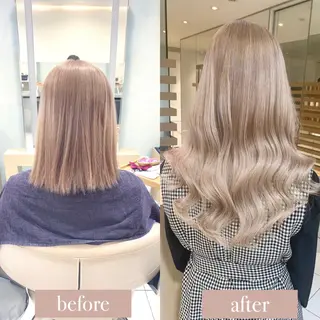 ロング カラー エクステ　ユノキ リョウタのヘアスタイル