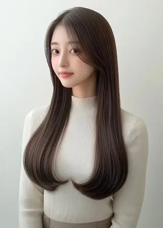 ロング 美髪×縮毛矯正 水上真由美😘のヘアスタイル