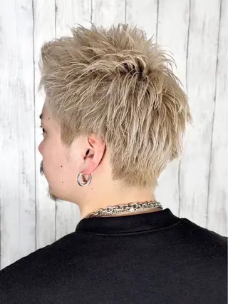 ショート カラー ヘアアレンジ メンズ ⚡️メンズ特化⚡️ 倉林 隼大のヘアスタイル