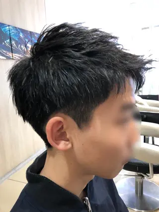 メンズ カジサ ケイコのヘアスタイル