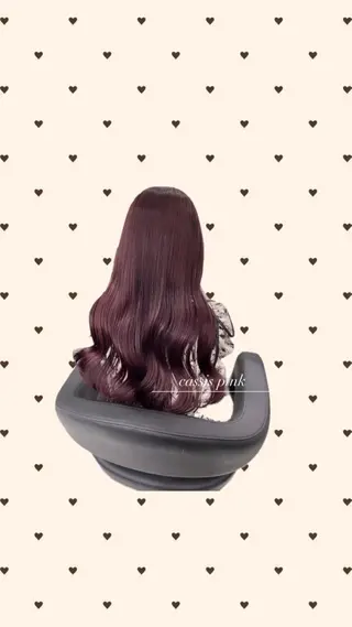 ロング カラー Ella所属・nana【艶髪】/ レイヤー/縮毛矯正のヘアスタイル