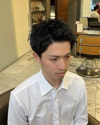 ショート メンズ メンズパーマ🔥 似合わせカット渡邊のヘアスタイル