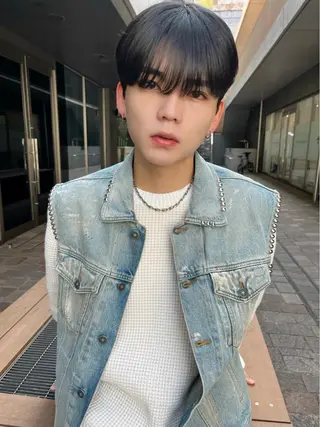 メンズ メンズ🍃ナチュラル 韓国風ヘアRENのヘアスタイル