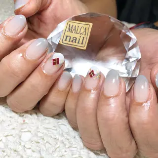 ロング カラー パーマ ヘアアレンジ キッズ ネイル マツエク・マツパ MALCAnail(マルカネイル)所属・荒木 莉奈のネイルデザイン