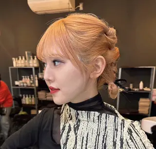 ミディアム カラー ORGN.所属・二千華 /カラーモデル募集中のヘアスタイル