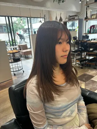 ロング 🍒サクラ🍒 /透明感カラー/艶髪のヘアスタイル