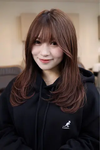 ロング 暖色系・透明感カラー 🎨TAKUMAのヘアスタイル