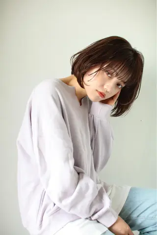 ミディアム La fith hair rond 立川店所属・kyosuke 透明感カラーのヘアスタイル