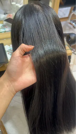 ロング カラー サエ💎白楽 ブリーチモデル募集中のヘアスタイル