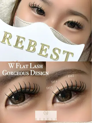 マツエク・マツパ REBEST天王寺 eye🩵Maayaのマツエク・マツパデザイン