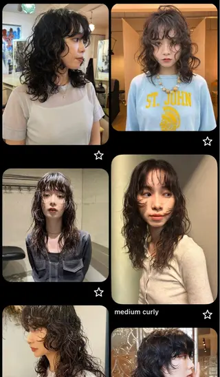 ミディアム パーマ kicca所属・川口 龍のヘアスタイル