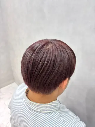 ショート カラー 透明感カラー🫧 𝐫𝐞𝐦𝐢🫧のヘアスタイル
