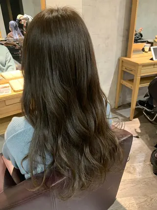 ロング 中川歩 髪質改善 ツヤカラー【横浜】のヘアスタイル