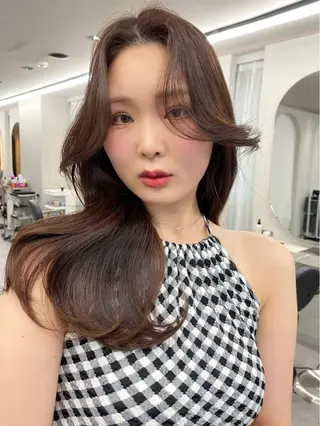 ロング カラー 前田 竜一のヘアスタイル