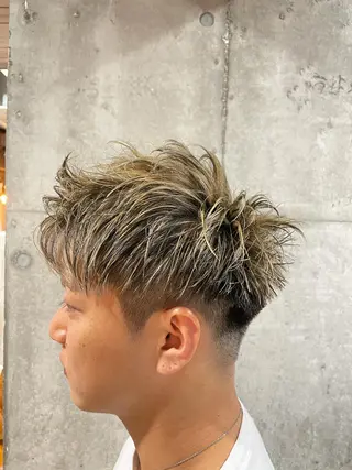 ショート カラー メンズ 🔥メンズ特化パーマ 🦖増田弘明🦖のヘアスタイル