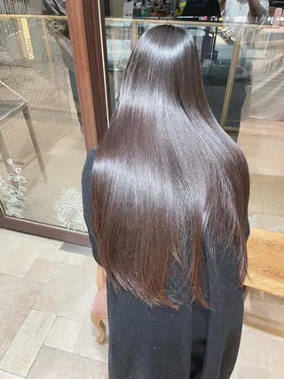 ロング パーマ Of　HAIR所属・外山 なつ美のヘアスタイル