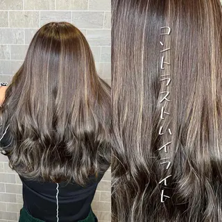 セミロング カラー 小嶋 秀明/ 本物の髪質改善⭐️のヘアスタイル