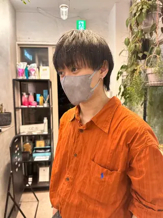 ショート カラー メンズ REINA☁️透明感 カラー/ぷつっと♡のヘアスタイル