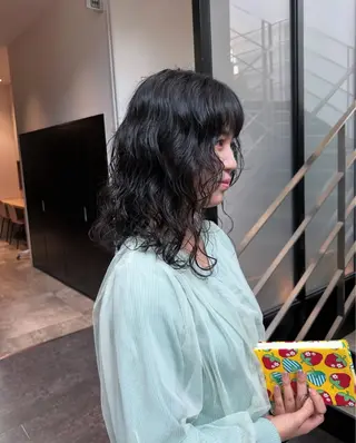 ミディアム パーマ GOTODAY SHAiRE SALON (原宿本店)所属・sakurai kana 🎀のヘアスタイル