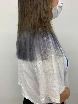 セミロング カラー 👑満足度1000% 重村 春奈👑のヘアスタイル