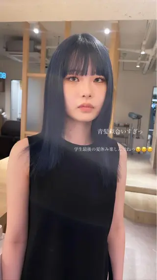 セミロング カラー PALAN K-Beauty SHINJUKU所属・“ミニモ最高評価獲得 “代表"Kohei"のヘアスタイル