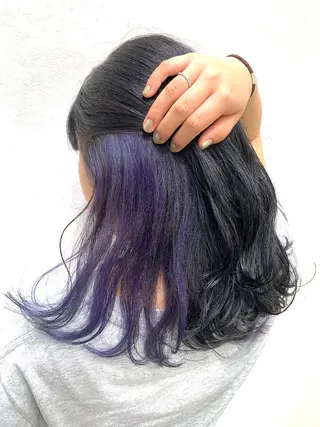 ミディアム カラー 酸性ストレート/ブリ ーチなし/中村 匠のヘアスタイル