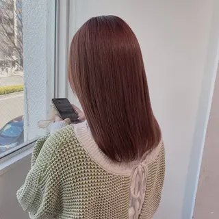 ロング カラー 韓国レイヤー🕊️ 柔らかベージュ🧸のヘアスタイル