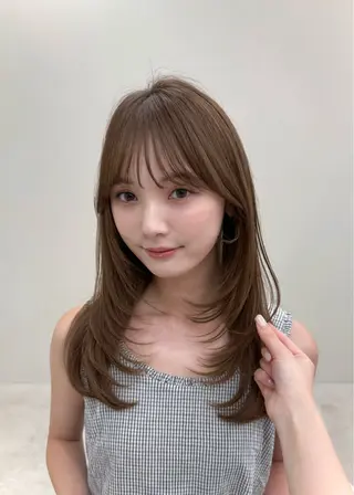 ミディアム sora/レイヤー/ 似合わせカット🎀のヘアスタイル