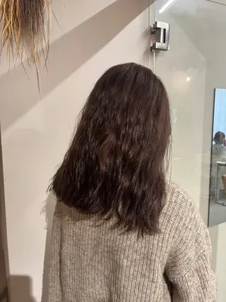 ミディアム カラー 🌼花屋併設🌼 木下奈々望のヘアスタイル