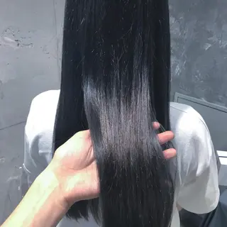 ロング カラー ヘアアレンジ TONE所属・透明感カラー/ 韓国ヘア/縮毛矯正のヘアスタイル