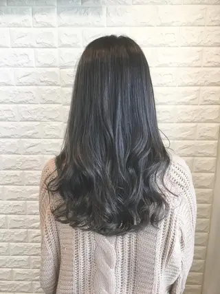 ミディアム カラー ヘアアレンジ 🌿‬ ܸAir 透明感🌱西村知佳のヘアスタイル