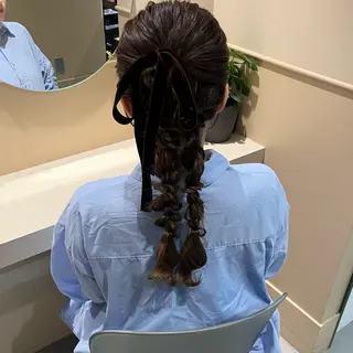 ロング ヘアアレンジ 🫧tomoka 透明感カラー🫧のヘアスタイル