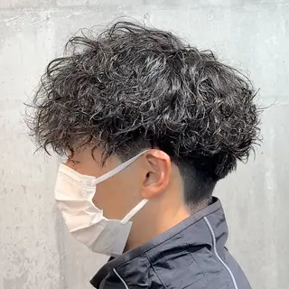 ミディアム パーマ ヘアアレンジ メンズ ✂️パーマ職人✂️ 相模大野/カラー◎のヘアスタイル