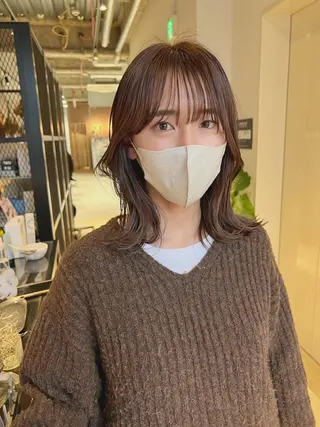 ミディアム 大澤 叶方のヘアスタイル