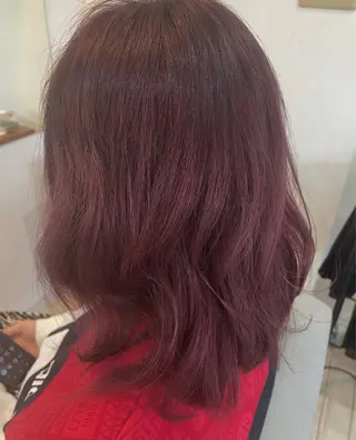 セミロング カラペア大みか店所属・カラペア大みか店 江幡のヘアスタイル