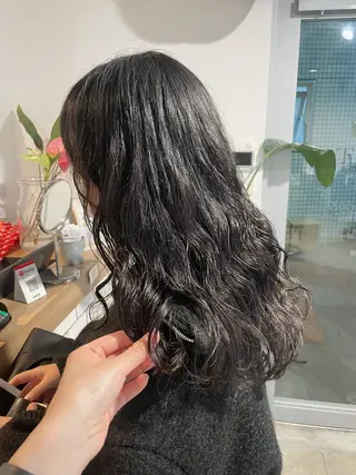 ロング パーマ 髪質改善カラー🪡✨ レイヤー/ rinaのヘアスタイル
