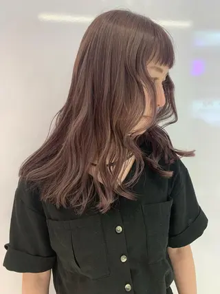 セミロング カラー share salon JAM 吉祥寺所属・レイヤー/ブリーチ HIKARU ♡のヘアスタイル