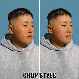 ショート メンズ &CREW スタッフのヘアスタイル