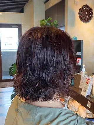 ミディアム レイヤー/透明感カラ ー/茅ヶ崎/momiのヘアスタイル